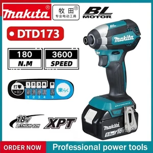 Makita DTD173 18V Kit d'outils d'alimentation sans fil sans brushless Impact Driver