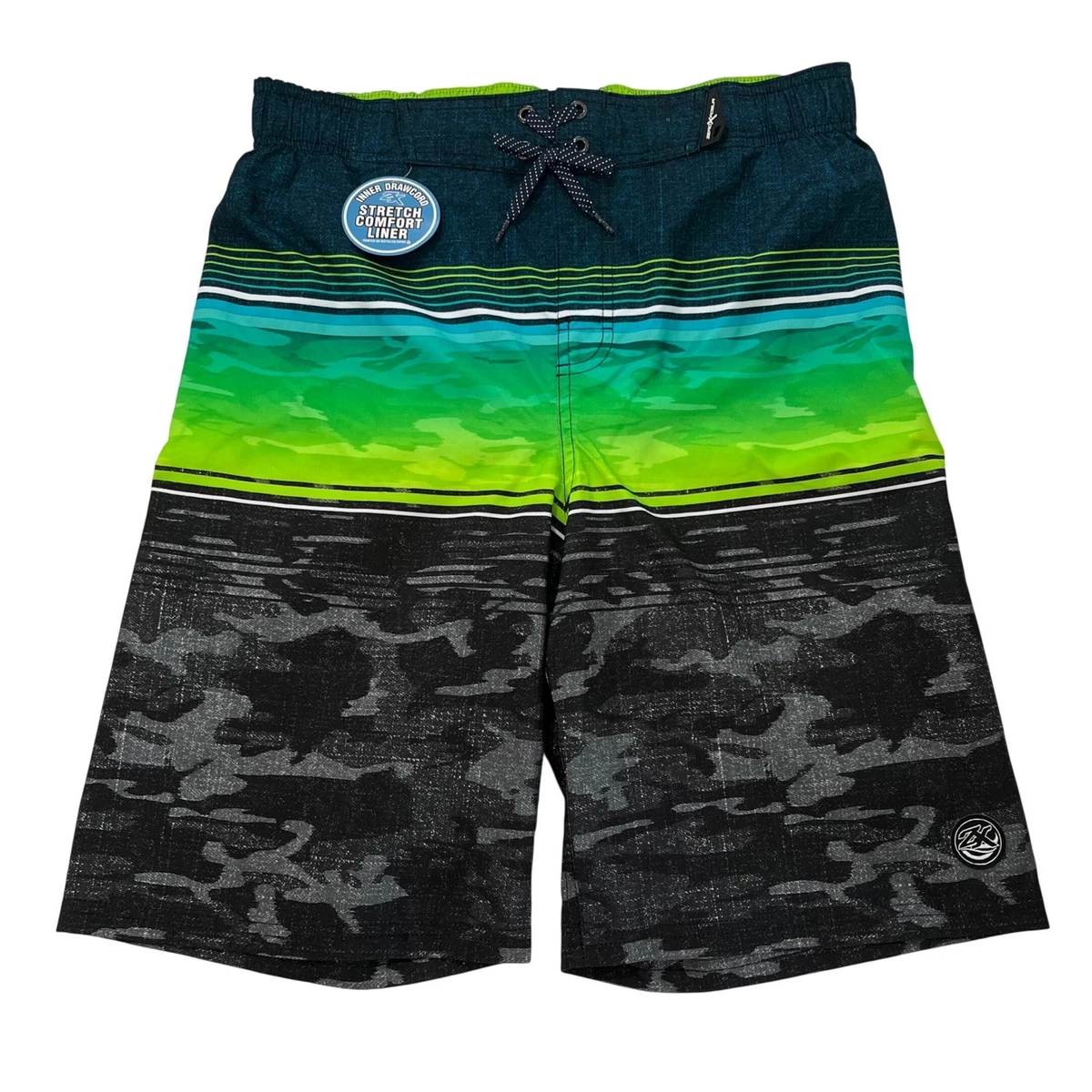 Short De Bain ZeroXposur Pour Garçon, XL (18/20), Multicolore, En Polyester - Occasion Très Bon état