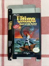 Ultima: Quest of the Avatar (Nintendo - NES, 1990) BOX ONLY- No Game