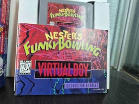 NESTERS FUNKY BOWLING - NINTENDO VIRTUAL BOY 1995! CIB SUPER NICE! RARE TESTED