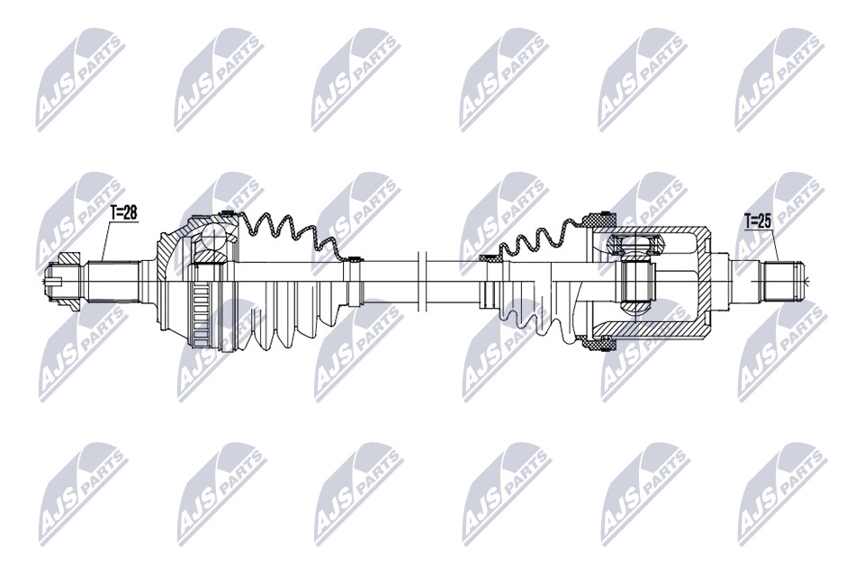 N.T.Y. NPW-LR-037.NTY Drive Shaft - Image 5
