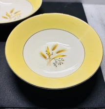 Century Service  Autumn Gold  8 1/4" Round Bowls Lot of 2