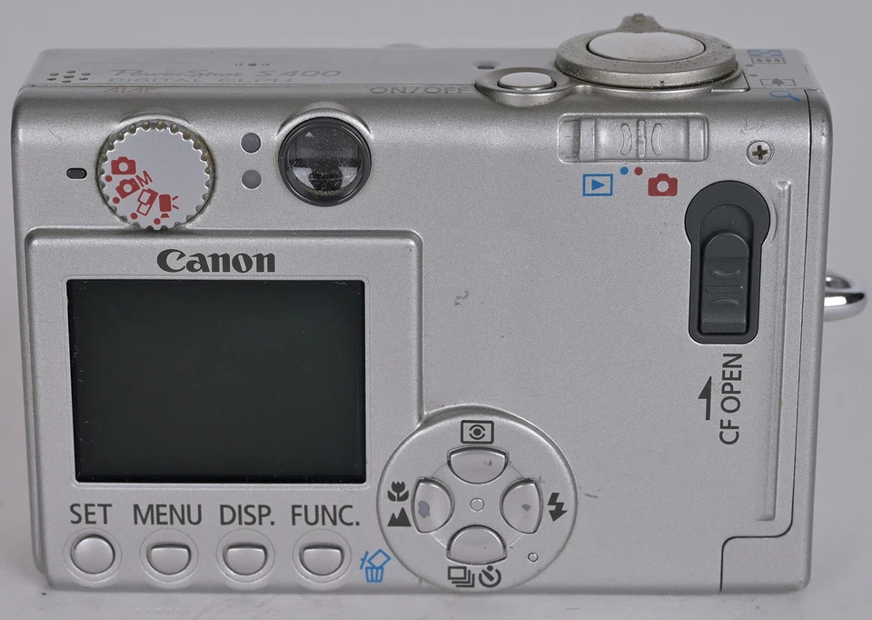 EX++ Canon ELPH PowerShot S400 4MP 3X Zoom Compact Digital Camera with Parts - Image 4 of 4