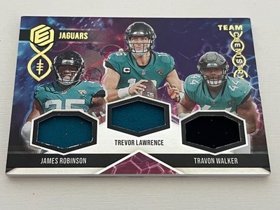 2022 Panini Elements TREVOR LAWRENCE Travon Walker Jame Robinson 3 Patch /75