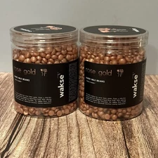 Wakse Rose Gold Hard Wax Beans Face & Body Lot Of 2