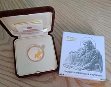 5 Euro Vatican 2023 - The Twelve Apostles St. John Silver and Gold