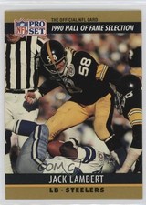 1990 Pro Set Hall of Fame Selection Jack Lambert (Birthday 7/8/52) #27 HOF 14s2