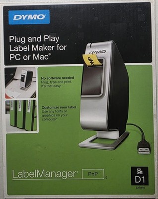 Dymo Label Manager Plug and Play Label Maker for PC & Mac LMR-PNP - BRAND NEW