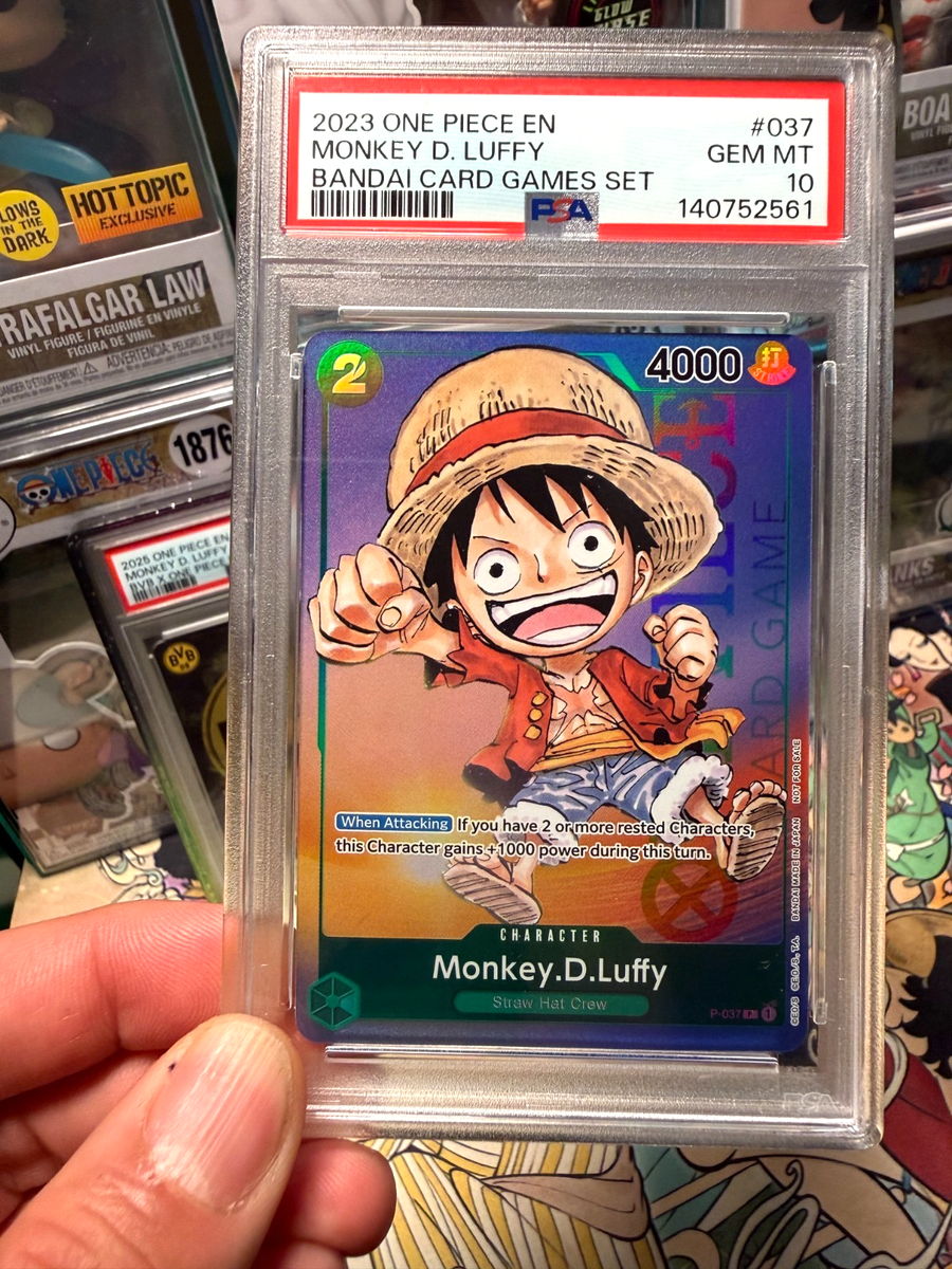 Monkey D. Luffy P-037 PR RARE Gen Con Foil 2023 One Piece Card