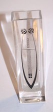 Charles Rennie Mackintosh style vase- Lovely pattern 7 inches tall.
