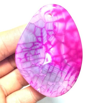 Natural Rose   Agate Freeform Pendants Bead Necklace   Jewelry Making #jd