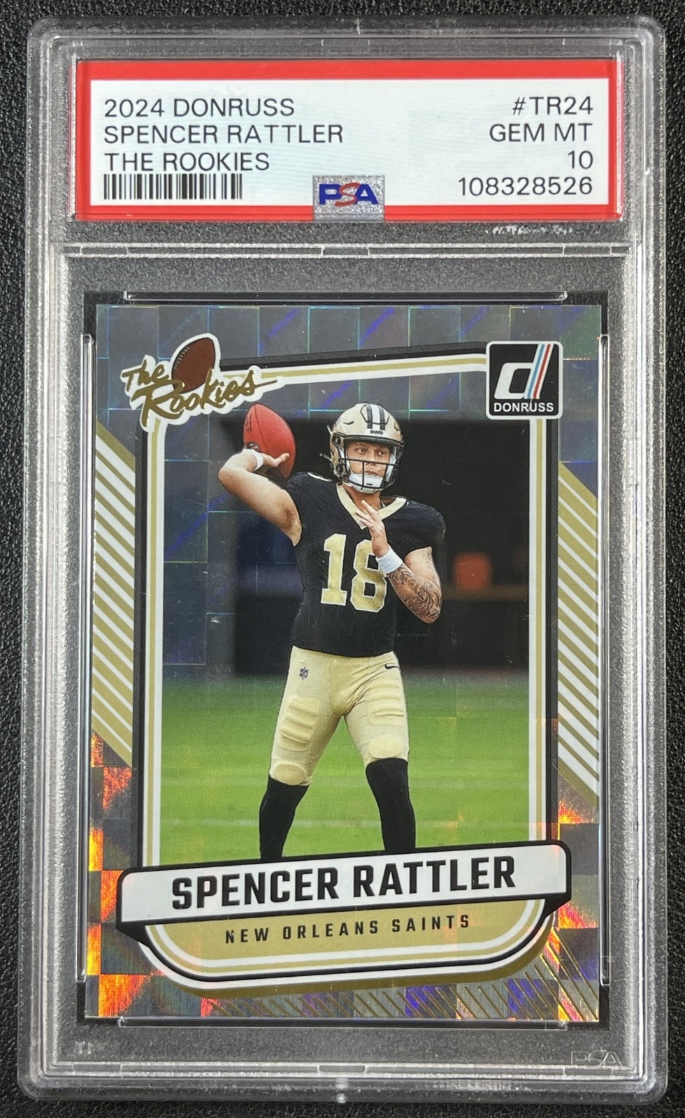 Spencer Rattler Panini Donruss the Rookies #TR24 Base