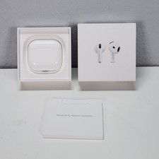 Apple AirPods 4 Wireless Earbuds  Charging Case - New/Open Box - Free Shipping 