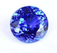 9.10 Ct Natural Blue Sapphire Round Stunning AGL Certified Loose Gemstone