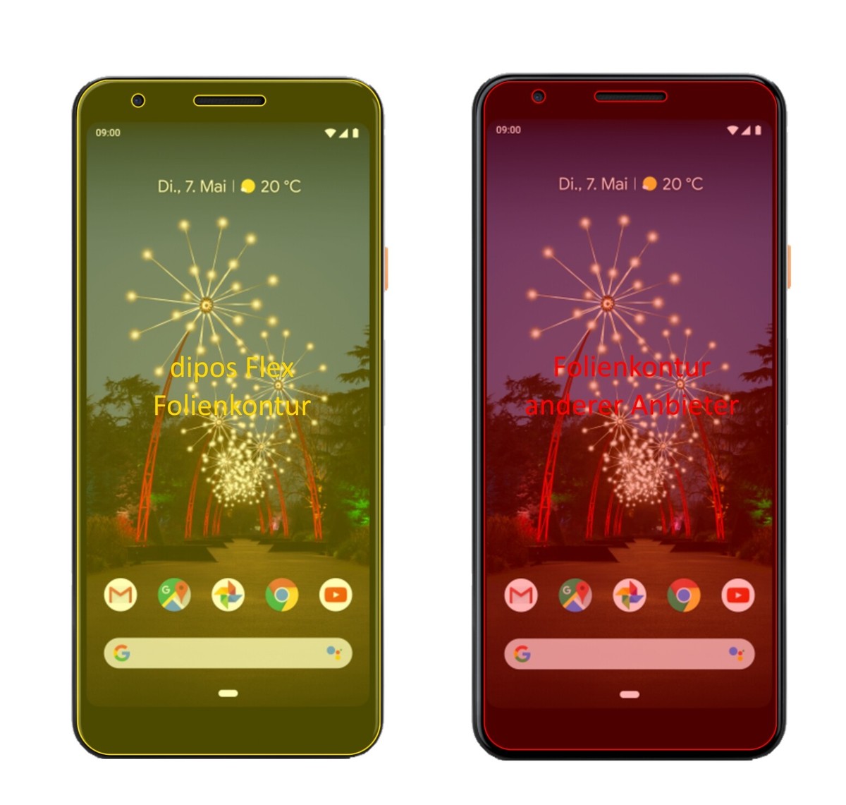 5x Pellicola Protettiva per Google Pixel 3a Protezione Schermo Antiriflesso