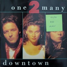 One 2 Many Downtown Vinyl Record 12" VG/VG AMY476 1988 1st Press