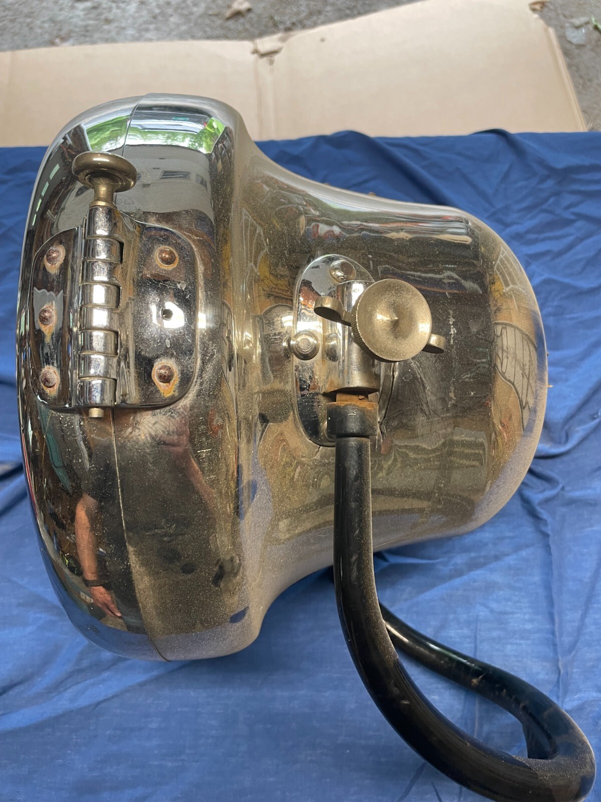 Rolls-Royce Silver Ghost CAV Headlamps with Mounts for a Derby Ghost or early P1