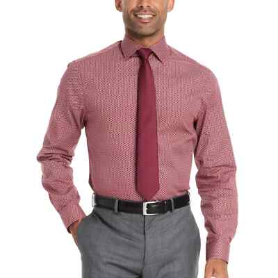 Nick Graham Men's Dress Shirt with Neck Tie, Red, 14.5/ 32-33 | eBay Nick Graham Men's Dress Shirt with Neck Tie, Red, 14.5/ 32-33 | eBay