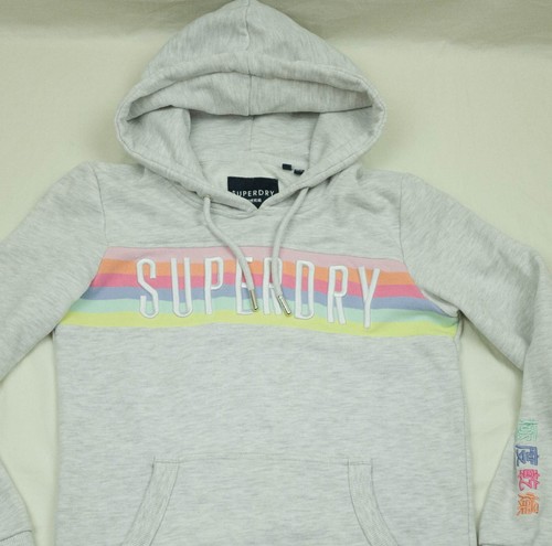 WOMENS SUPERDRY HOODY SIZE UK 10 ( M) VGC #../- - Picture 5 of 7