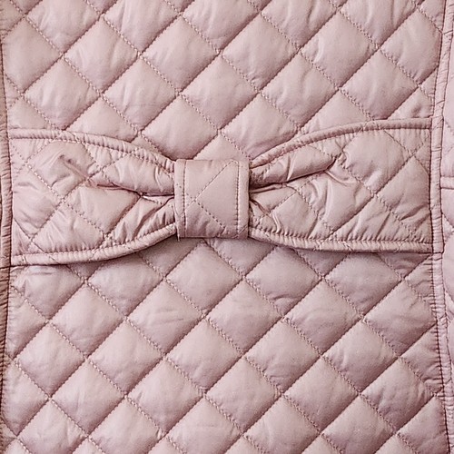 Kate Spade Steppjacke Rosebud hellrosa Logo Knopf Schleife XL TOP - Bild 11 von 19