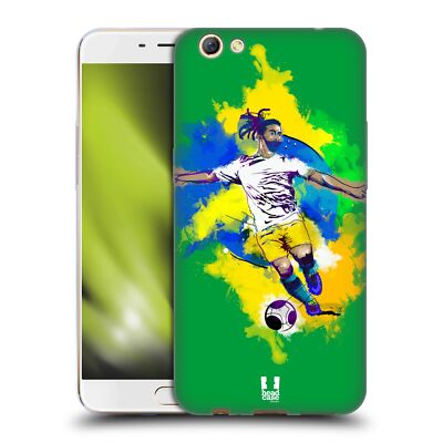 HEAD CASE DESIGNS FOOTBALL SPLASH SOFT GEL CASE FOR OPPO PHONES