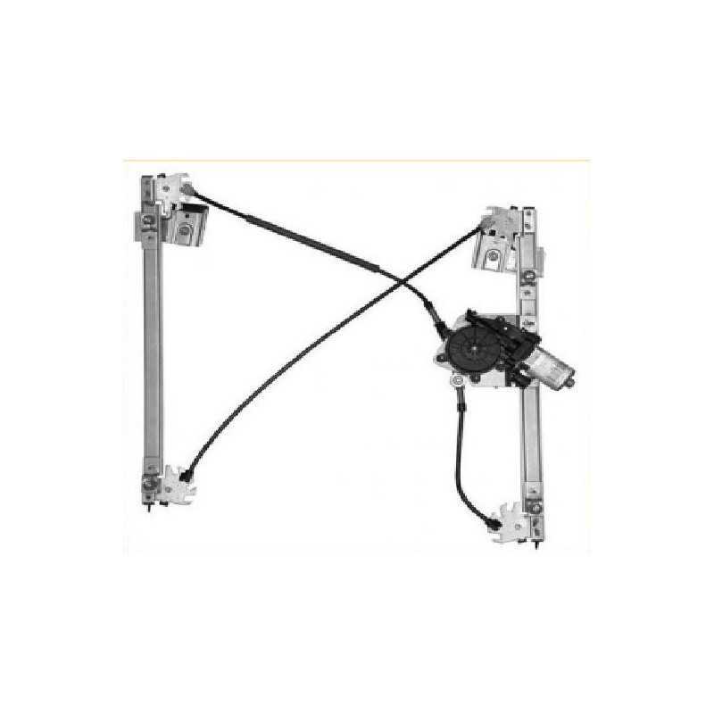 Mécanisme lève-vitre avant droit VW Polo 5 portes avec moteur fluide à double fil