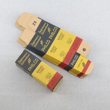 10 Empty PHILCO Vacuum Tube Boxes. Fit 6SN7 6SL7 6SJ7 6EM7 7N7 7C5 7F7& similar