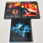 Lot of 3 Bruce Willis Movies - Dvd - The Sixth Sense - Unbreakable - Armageddon