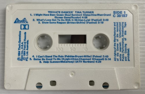 Tina Turner Private Dancer Music Cassette Tape C 38187 Interfusion Records 1984 - Picture 11 of 24