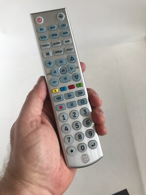 GE 6177 33712-CL3 16 Universal 6 Device Remote Backlit TV DVR CBL B-Ray AMP AUX