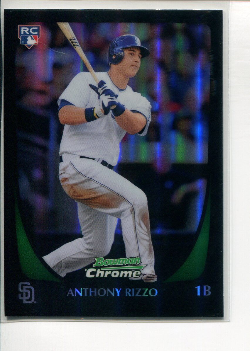 2011 Bowman Chrome Draft Refractor Anthony Rizzo RC #70 San Diego Padres