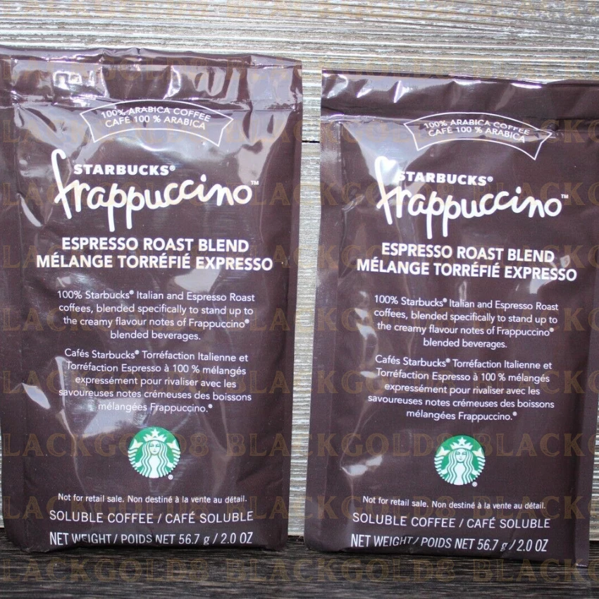 2X STARBUCKS FRAPPUCCINO ROAST COFFEE FOR BLENDED BEVERAGES EXP