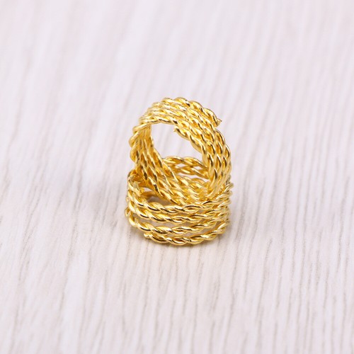 30 Pcs Hair Extension Miss Decoration Filigree Tube Jewels for Braids - Afbeelding 7 van 11