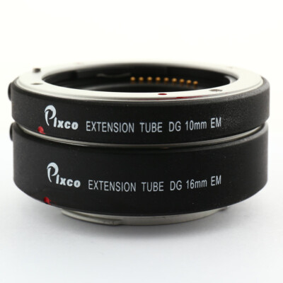Pixco Auto Focus Macro Extension Tube 10mm 16mm for Canon EOS M EF-M mount M50