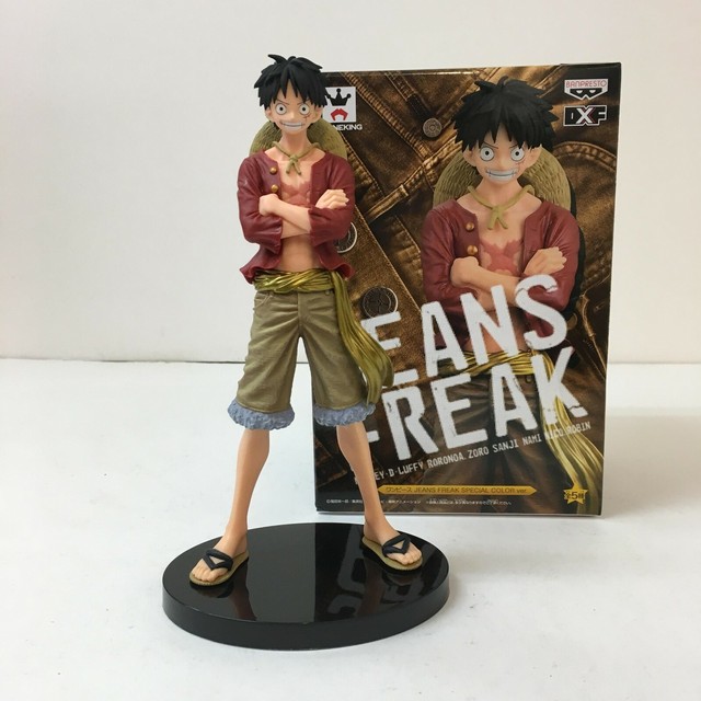 Jeans Freak Series Volume 1 Banpresto One Piece 6 7 Inch Monkey D Luffy Figure B Toys Games Figures Toys Games