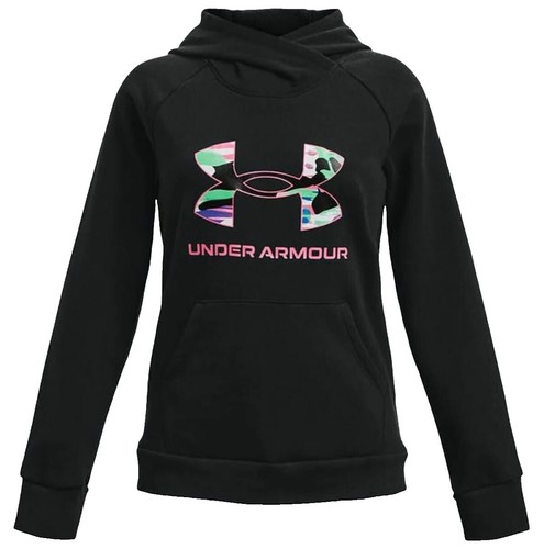 Under Armour ガールズ コア ラッシュガード 長袖 トップス ロゴデザイン UPF 50 アンダーアーマー UNDER ARMOUR UAラッシュ ガード ロングスリーブ モック キッズ ジュニア 子供 子ども ラッシュガード 海水浴  プール 水遊び 長袖 U6001926