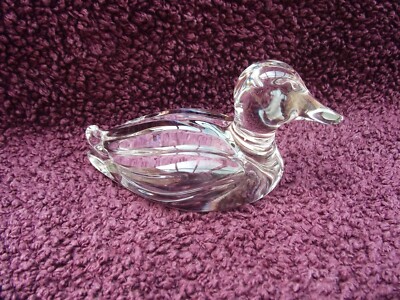Vintage Princess House 24% Bleikristall Stockente Figur, Top Zustand
