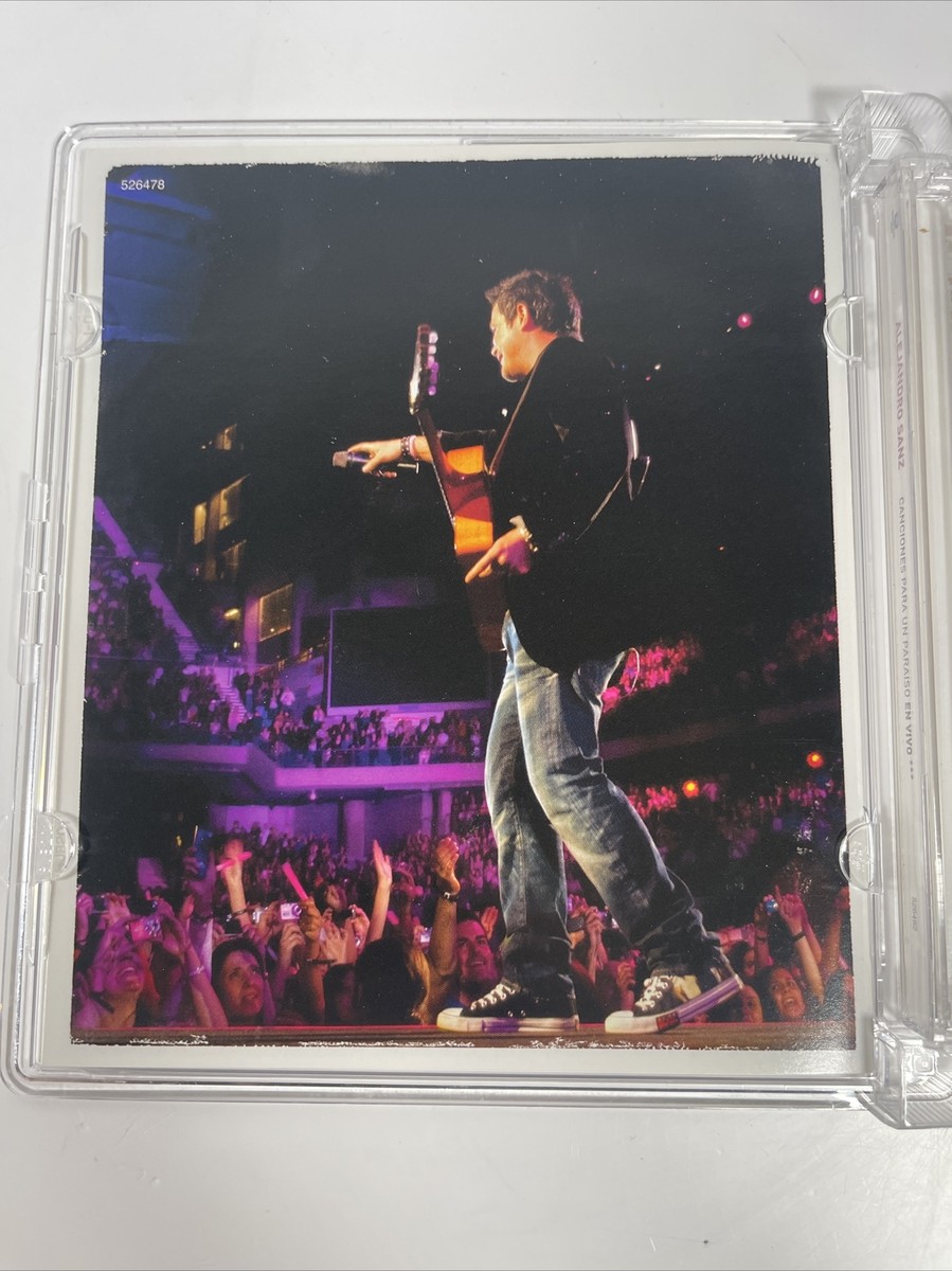 Alejandro Sanz - Canciones para un Paraíso (En Vivo) CD,DVD