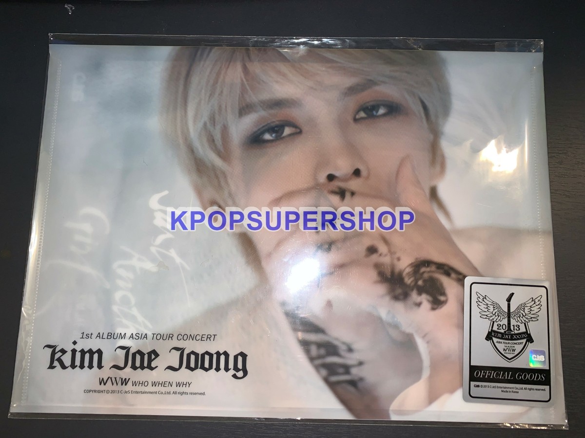 XIA 2013 ASIA TOUR WWW Tour Clear File Set New Sealed Rare Kim Jae