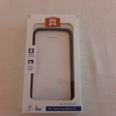 Für Samsung Galaxy S5 Hülle Case Silikon Cover Schutz Tasche Slim Schwarz