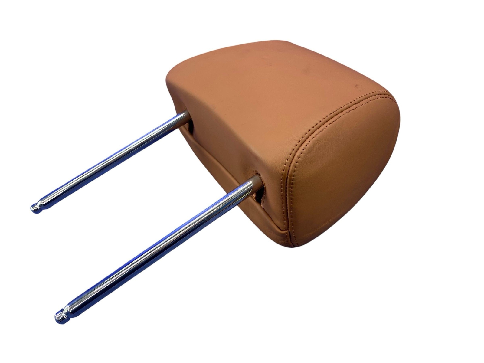 2006-2012 BENTLEY CONTINENTAL FLYING SPUR FRONT LEFT SEAT HEADREST BROWN LEATHER