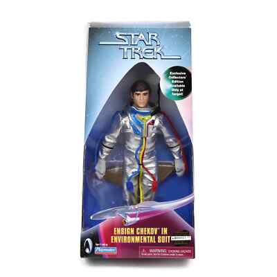 Star Trek Warp Factor Series Ensign Chekov in Environmental Suit 9 inch Figure