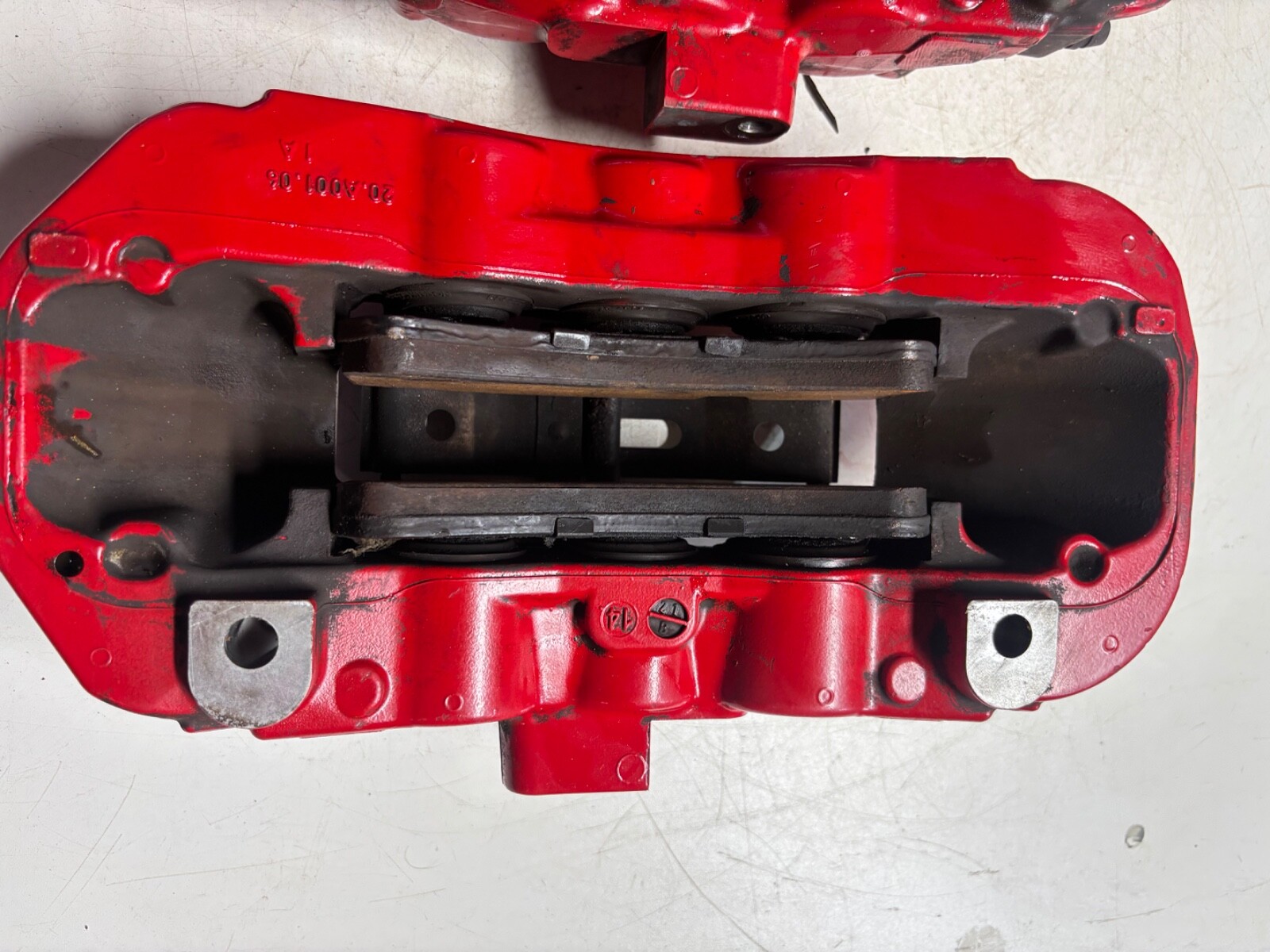 Maserati Ghibli SQ4 GTS Front Red Brembo Brake Caliper OEM