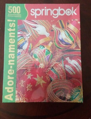 Springbok Adore-naments! 500 piece jigsaw puzzle New in Sealed Box