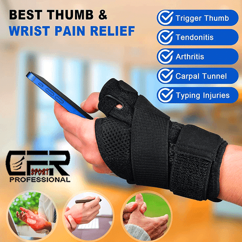 Thumb Spica Wrist Brace Support Carpal Tunnel Hand Splint Arthritis Sprain Pain - Picture 9 of 12