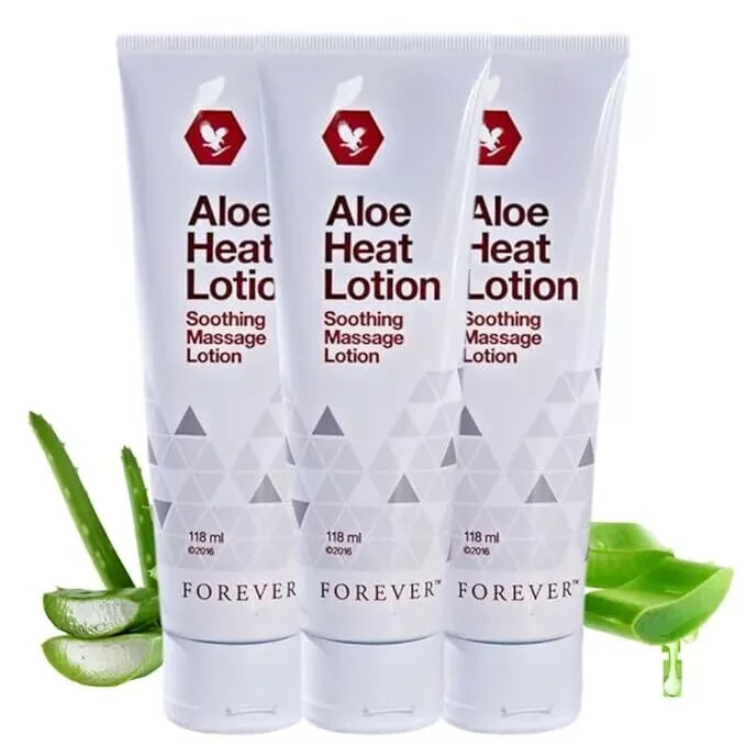 Aloe Heat Lotion 118ml マッサージローション Forever Living Aloe Heat Lotion for Soothing Massage & Pain Relief