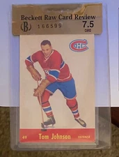 1955-56 Parkhurst #49 Tom Johnson BGS 7.5 RCR #P1772
