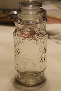 Vintage Planters Peanut  Apothecary Jar 1980