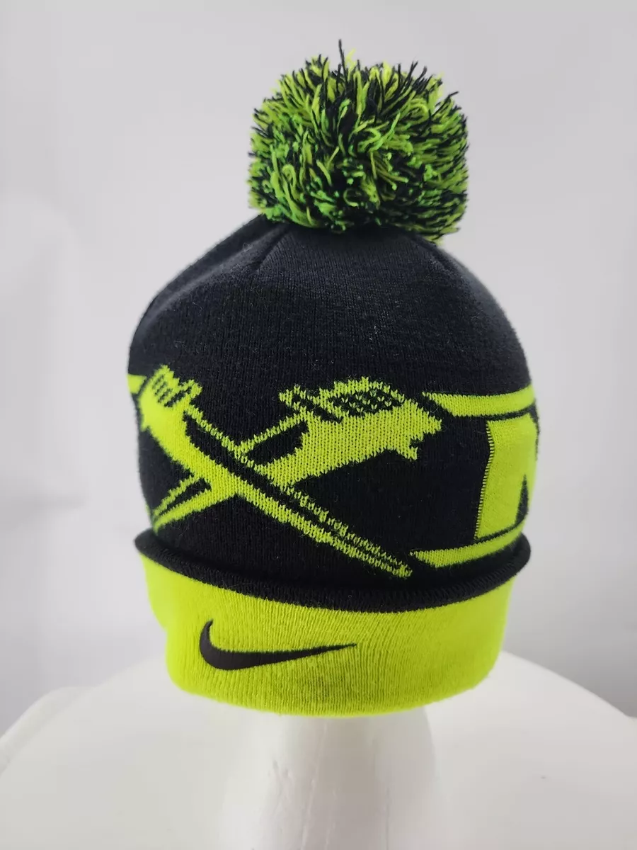 Nike XC Eastbay Cross Country Pom Pom Knit Cap Snow Ski Beanie