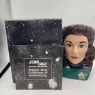 Star Trek The Next Generation Counslor Deanna Tori Figure Mug LE 1994 — photo 1